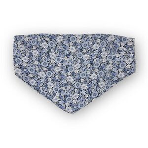 Abercrombie & Fitch Scarf Tie Crop Top Blue Floral Women’s Size Small No Straps